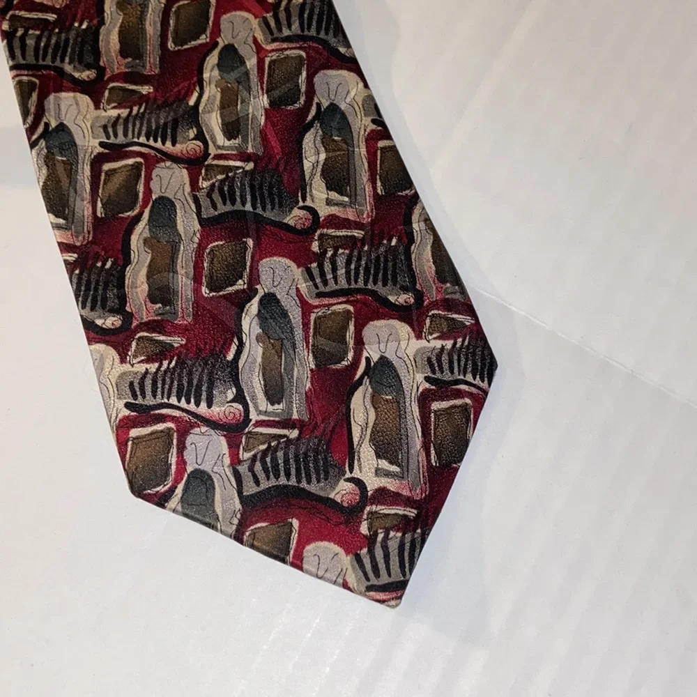 J. Garcia Men’s Courtyard Performance Collection 15 Silk Necktie